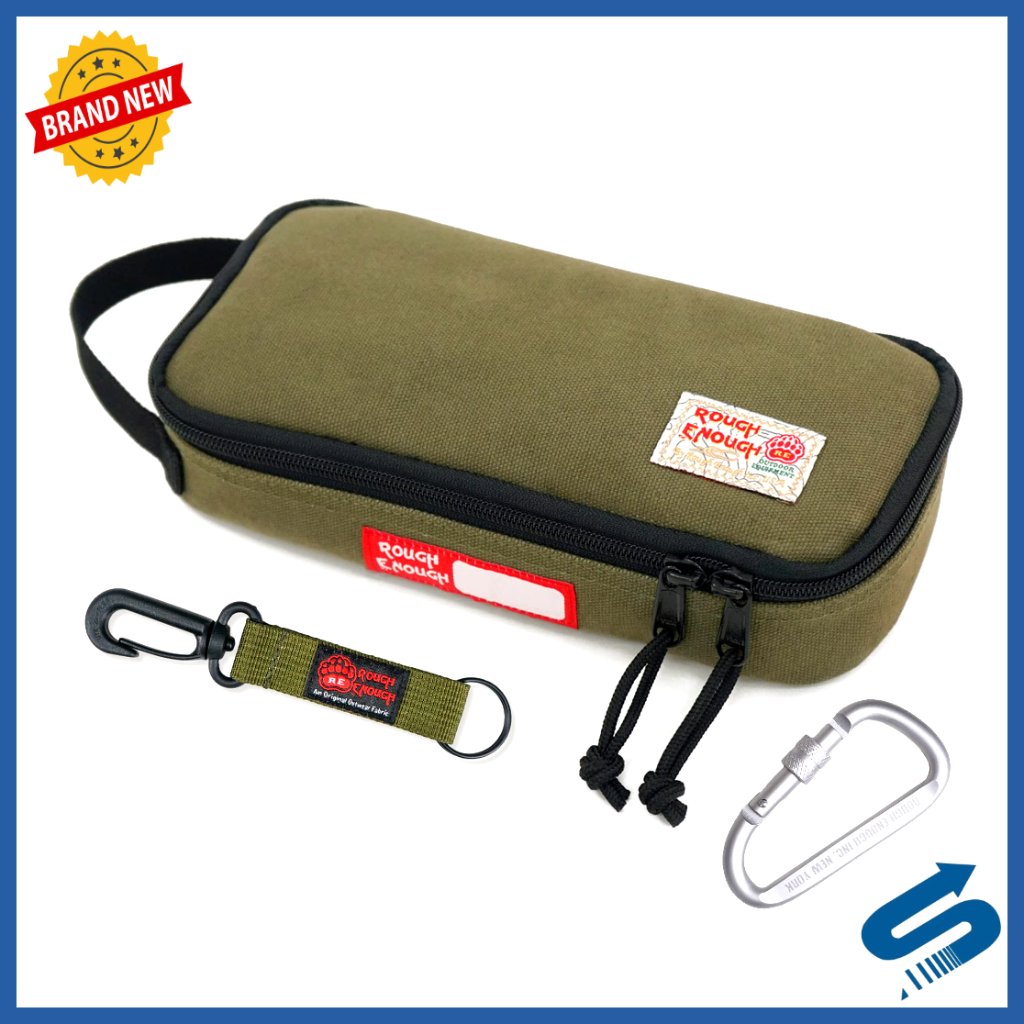 Heavy Duty Canvas Tool Pouch With Padded Protection And Mesh Pocket